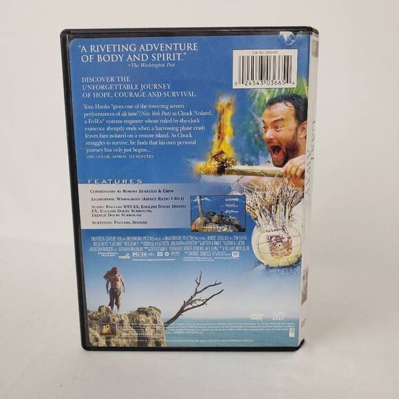 Cast Away (2000 Film) Adventure/Drama [DVD] - Picture 3 of 3